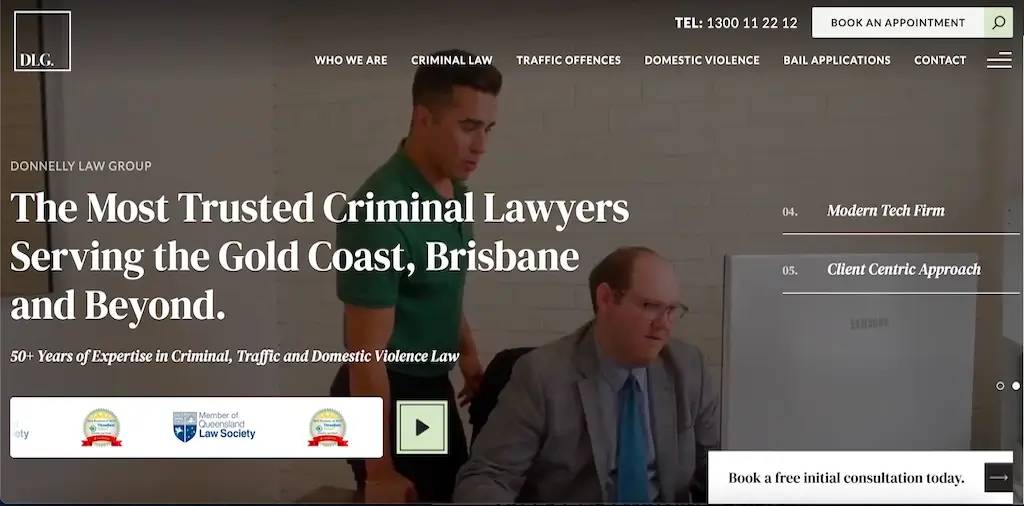 Donnelly Law Group Website (Copywriting by HD-SEO - Freelance Website SEO Copywriter)