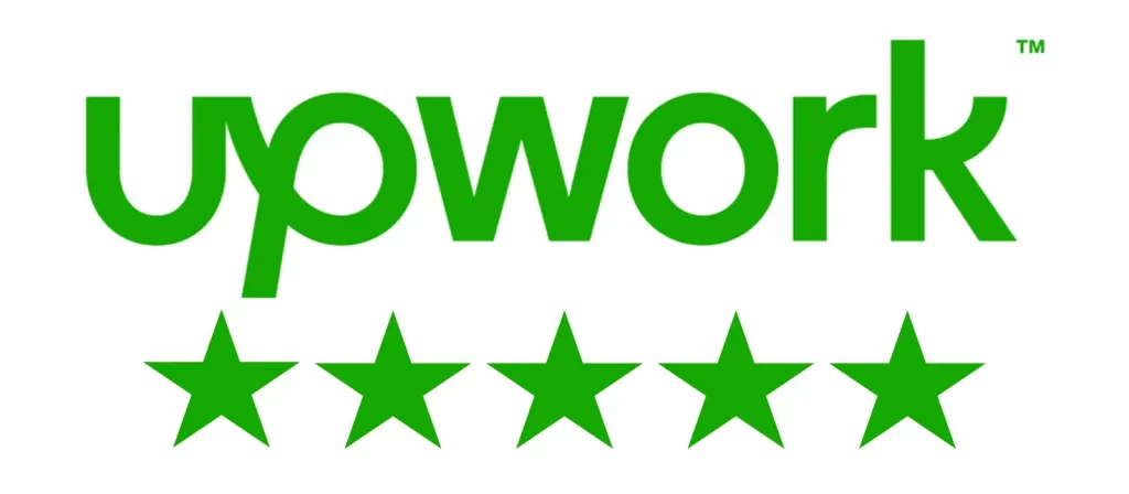 Five Star Upwork Rating for Harry Dale (Freelance Copywriter and SEO specialist at HDCopyCo)